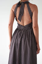KAARLO Dresses 1*DONE - KAARLO - ST5286J08- BROWN POLKA DOT DRESS.