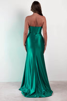 Karra Bodycon Strapless Gown | Emerald Green - Oh Hello Clothing