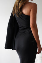 Elegance Silky Maxi  | Black - Oh Hello Clothing