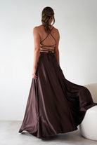 MANIJU Dresses 1*DONE - MANIJU-MF21160- SHANTAL IN NEW COLOUR- BROWN