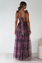 MANIJU Dresses 1*DONE -MANIJU-MM24525-BURGUNDY TULLE DRESS