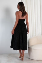 Margot Textured Midaxi  | Black - Oh Hello Clothing