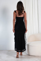 Mhissa Ruffle Maxi  | Black - Oh Hello Clothing