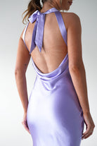 Natalia Soft Satin Maxi  | Lavendar - Oh Hello Clothing