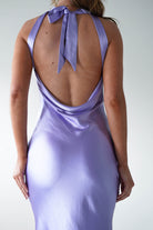 Natalia Soft Satin Maxi  | Lavendar - Oh Hello Clothing