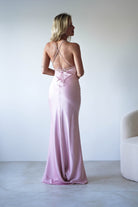 Elsa Matte Satin Maxi Gown | Blush Pink - Oh Hello Clothing
