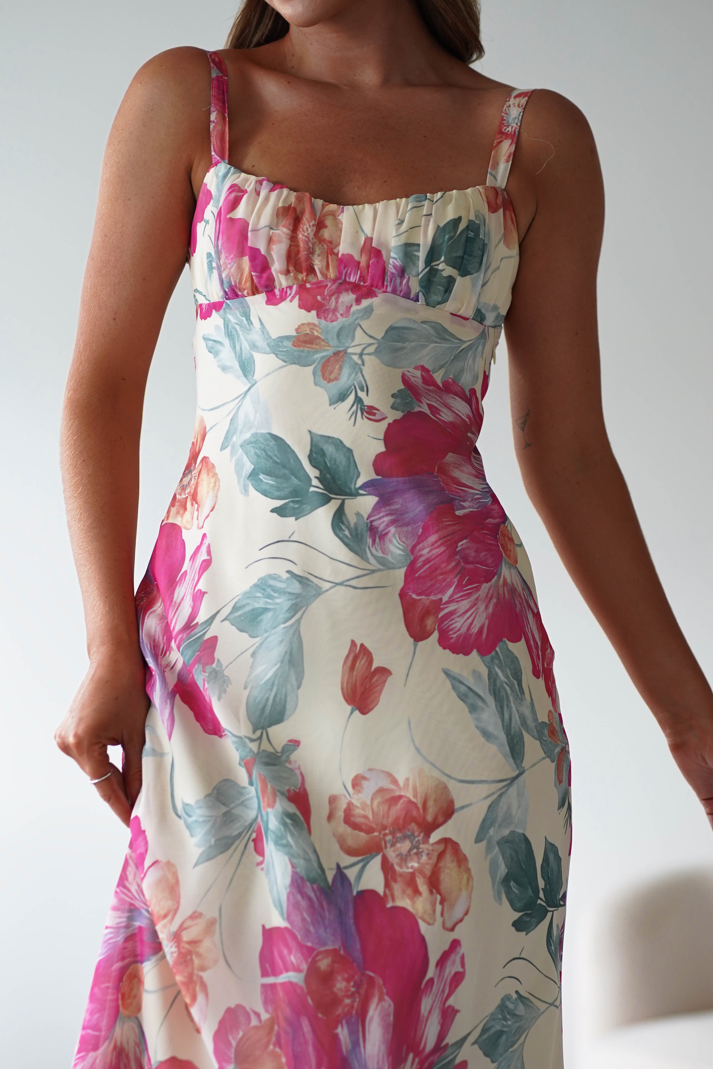 SASHA Dresses 1*DONE -SASHA-64147B64- PINK (SAME PRINT AS CHARLENE) DRESS