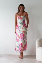 SASHA Dresses 1*DONE -SASHA-64147B64- PINK (SAME PRINT AS CHARLENE) DRESS