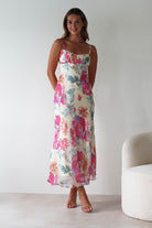 SASHA Dresses 1*DONE -SASHA-64147B64- PINK (SAME PRINT AS CHARLENE) DRESS