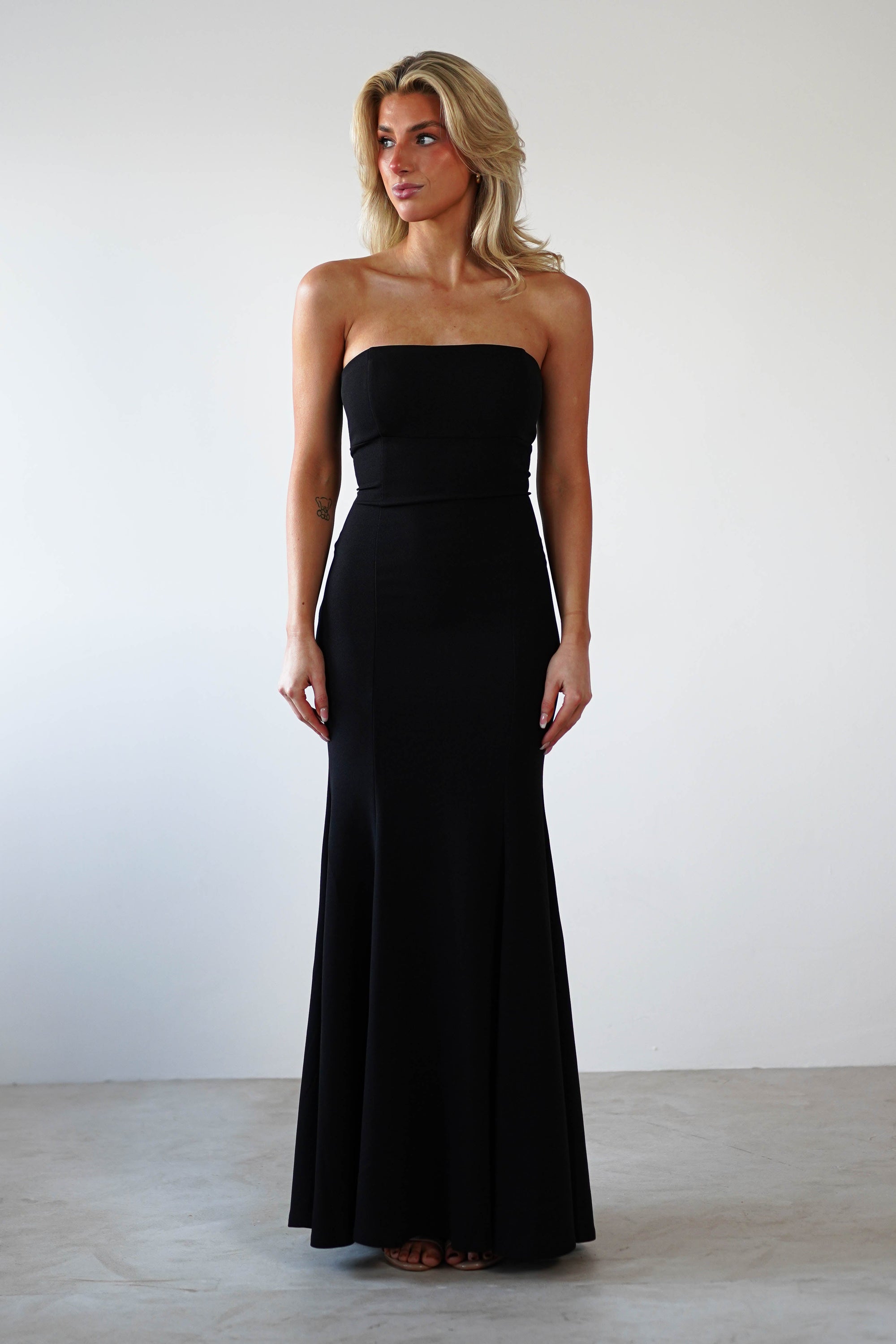 Charla Bodycon Maxi Gown | Black - Oh Hello Clothing