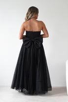 Cinderella Debs & Prom Dresses 1 *DONE T712 BLACK BOW GOWN - LAD