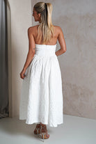 Margot Textured Midaxi  | White - Oh Hello Clothing