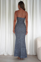 Vera & Lucy Dresses 1*DONE - V&L-15769-SILVER SEQUIN DRESS