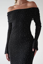 Vera & Lucy Dresses 1*DONE - V&L-23273- SPARKLING RHINESTONE EMBELLISHMENTS LONG DRESS
