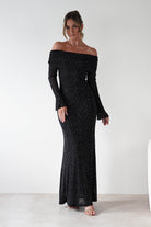 Vera & Lucy Dresses 1*DONE - V&L-23273- SPARKLING RHINESTONE EMBELLISHMENTS LONG DRESS