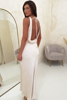 Leah Cowl Neckline Maxi  | Champange - Oh Hello Clothing