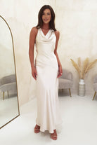 Leah Cowl Neckline Maxi  | Champange - Oh Hello Clothing