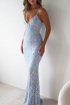 Aster Iridescent Beaded Embellished Gown | Blue | Oh Hello Clothing | S (8)