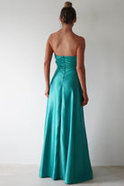 Ava Strapless Maxi  | Green - Oh Hello Clothing