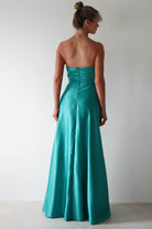 Ava Strapless Maxi  | Green - Oh Hello Clothing