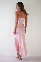 Bethanie Soft Satin Maxi  | Light Pink - Oh Hello Clothing