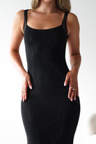 Billini Bodycon Backless Maxi Dress | Black | Oh Hello Clothing | S (8)