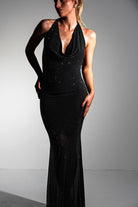 Bonnie Diamante Maxi  | Black - Oh Hello Clothing