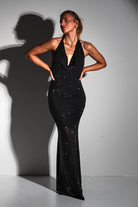 Bonnie Diamante Maxi  | Black - Oh Hello Clothing