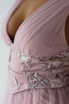 Cecilia Tulle Maxi Dress | Blush Pink | Oh Hello Clothing | S (8)
