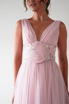 Maniju Dresses Cecilia Tulle Maxi Dress | Blush Pink