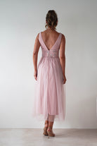 Maniju Dresses Cecilia Tulle Maxi Dress | Blush Pink
