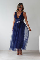 Cecilia Tulle Maxi Dress | Navy | Oh Hello Clothing | S (8)