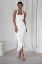 Damaris Textured Midi  | White - Oh Hello Clothing