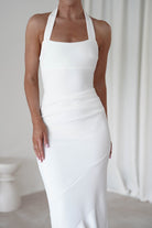 Damaris Textured Midi  | White - Oh Hello Clothing