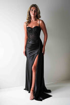 Diva Embellished Corset Gown | Black | Oh Hello Clothing | XS (6)