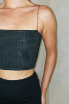 Jesse Diamante Top | Black - Oh Hello Clothing