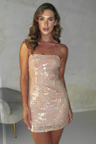 Mischa Iridescent Mini  | Peach - Oh Hello Clothing