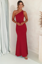 Milana Bodycon Maxi Gown | Red - Oh Hello Clothing