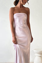 Lucia Soft Satin Slip Midi  | Pastel Pink - Oh Hello Clothing