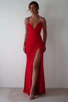 Aldina Soft Bodycon  | Red - Oh Hello Clothing