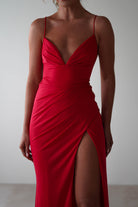 Aldina Soft Bodycon  | Red - Oh Hello Clothing