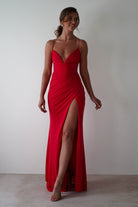 Aldina Soft Bodycon  | Red - Oh Hello Clothing