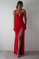 Aldina Soft Bodycon  | Red - Oh Hello Clothing