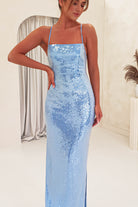 Renesmee Sequin Maxi  | Blue - Oh Hello Clothing