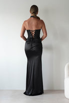 Elysia Sequin Embellished Bodice Gown | Black | Oh Hello Clothing | S (8)