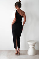 Freyja Bodycon Midi Dress | Black | Oh Hello Clothing | XS (6)