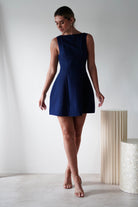 Hannah Structured Mini  | Navy - Oh Hello Clothing