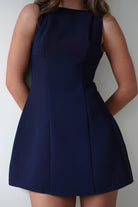 Hannah Structured Mini  | Navy - Oh Hello Clothing