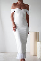 Jennifer Bodycon Midi  | White - Oh Hello Clothing