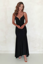 Jennifer Diamante Bodycon Gown | Black - Oh Hello Clothing